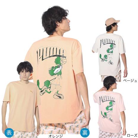 プーマ（PUMA）（メンズ）SUPER PUMA Tシャツ 半袖 682487 45 ORG