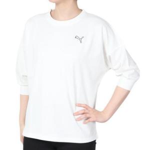 【20%OFFクーポン対象！5/15まで】プーマ（PUMA）（レディース）PUMA MOTION MX 3/4 Tシャツ 680717 02 WHT｜SuperSportsXEBIO Yahoo!店