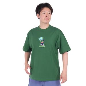エクストララージ（XLARGE）（メンズ）AROUND THE WORLD ロゴ ショートスリーブ Tシャツ 101242011018-GREEN｜supersportsxebio