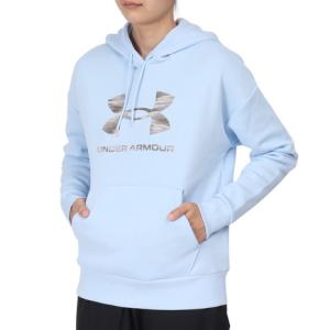 アンダーアーマー（UNDER ARMOUR）（レディース）ライバルフリース プリント フーディー 1388203 464