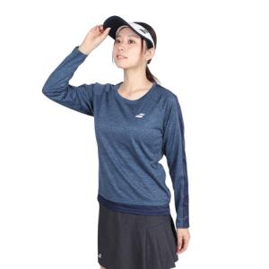 バボラ（BABOLAT）（レディース）テニスウェア PURE ロングスリーブシャツ 長袖 BWP4575-NV00