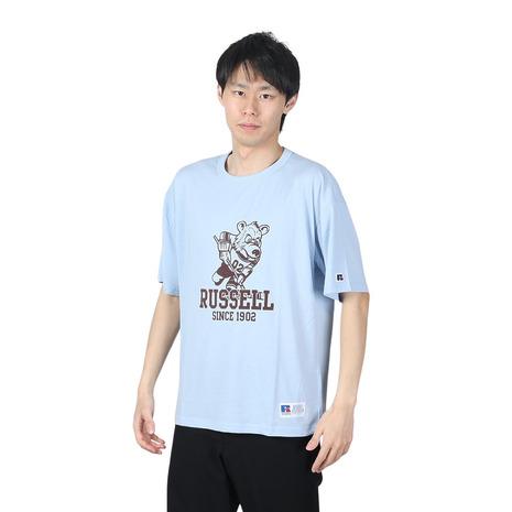 ラッセル（RUSSELL）（メンズ）30S/-アイスホッケー ベア 半袖Tシャツ RBM24S001...