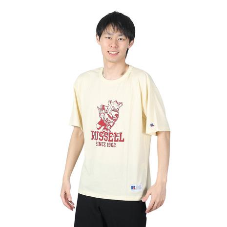 ラッセル（RUSSELL）（メンズ）30S/-アイスホッケー ベア 半袖Tシャツ RBM24S001...