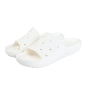 クロックス（crocs）（メンズ、レディース）サンダル クラシック スライド 2.0 White ホワイト 209401-100 シャワサン 軽量 速乾性 お手入れ簡単
