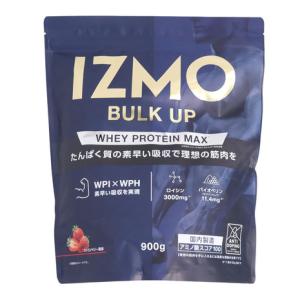 イズモ（IZMO）（メンズ、レディース）IZMO BULKUP 900 ホエイ プロテイン MAX ストロベリー風味 900g 約28食入｜SuperSportsXEBIO Yahoo!店