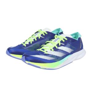 アディダス（adidas）（メンズ）ランニングシューズ アディゼロジャパン8M ブルー ID3631 スニーカー トレーニングシューズ 部活 通気性 軽量