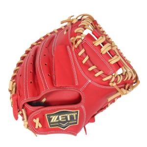少年軟式 グランドヒーロー 捕手 右投 （レッド/パステルブラウン） BJCB76412-6432の商品画像