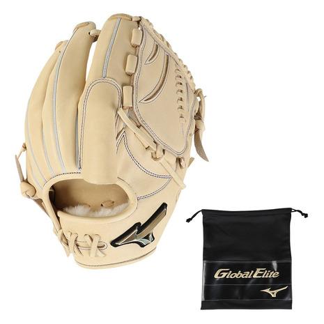 ミズノ（MIZUNO）（メンズ）硬式用グラブ 投手用 タテ型 野球グローブ 一般 グローバルエリート...