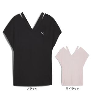ダンスキン(DANSKIN)ストレッチミドルトップ カップ付き DC124104 K(Lady’s) DANSKIN（ダンスキン） （レディース）ストレッチミドルトップ カップ