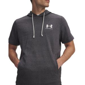 アンダーアーマー（UNDER ARMOUR）（メンズ）ライバルテリー レフトチェスト ショートスリーブ フーディー 1370396 025