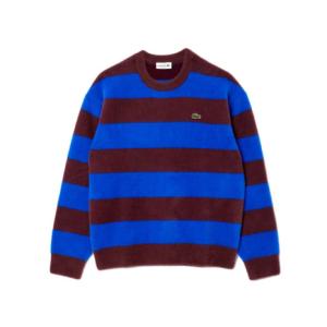 ラコステ（LACOSTE）（メンズ）ボーダーシャギーニットセーター AH2915-10IB7