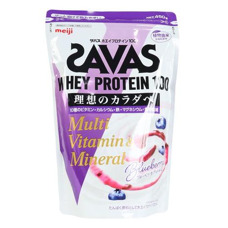 ザバス（SAVAS）（メンズ、レディース）ホエイプロテイン100 マルチビタミン&amp;ミネラル ブルーベ...