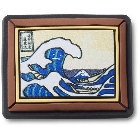 クロックス（crocs）（メンズ、レディース、キッズ）ジビッツ チャーム 真顔絵画神奈川沖浪裏 AR...