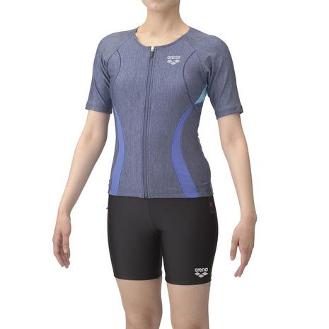 アリーナ（ARENA）（レディース）フィットネス水着 レディース 水泳 フィットネス セパレーツ 青...