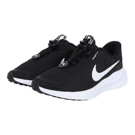 ナイキ（NIKE）（レディース）ランニングシューズ レボリューション 7 イージーオン ブラック F...