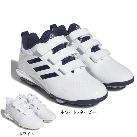 アディダス（adidas）（キッズ）野球スパイク ジュニア ポイント スタビル 5ポイント ロー A...
