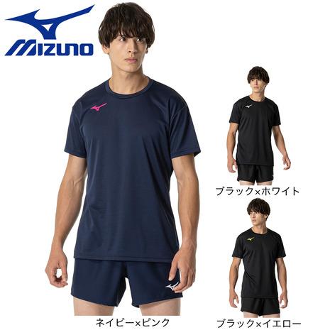 ミズノ（MIZUNO）（メンズ、レディース）バレーボールウェア Basic 半袖プラシャツ V2MA...
