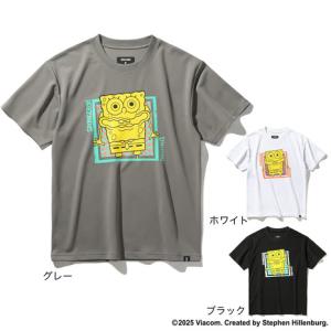 スポルディング（SPALDING）（キッズ）バスケットボールウェア ジュニア Tシャツ スポンジ・ボブ チェッカーフラッグ SJT25063