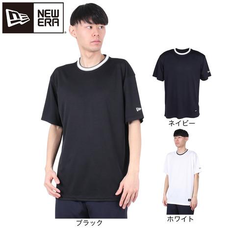 ニューエラ（NEW ERA）（メンズ）バスケットボールウェア 半袖 テック Tシャツ Stripe ...