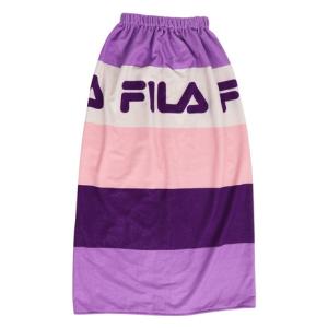 フィラ（FILA）（レディース）水泳 タオル 配色切替巻きタオル 325804-PPL｜SuperSportsXEBIO Yahoo!店