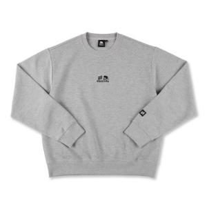 EGOZARU（エゴザル） デュアルロゴ ハーフジップ スウェット