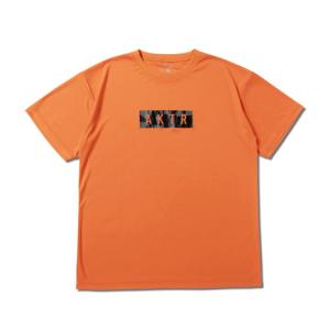 アクター（AKTR）（メンズ、レディース）バスケットボールウェア CUT-UP CAMO ボックスロゴ スポーツ Tシャツ 125-027005 OR