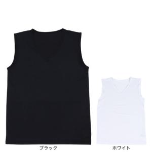 クー（Coo.）（メンズ）Vネックシャツ ドライプラス ノースリーブ S-3Lサイズ 891CO5ASC0003 吸汗速乾 抗菌防臭 カジュアル シンプル 新調 衣替え 肌着｜SuperSportsXEBIO Yahoo!店