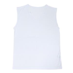 クー（Coo.）（メンズ）ノースリーブシャツ ドライプラスクール Vネック 白 891CO5GC0003 WHT UPF50+ 吸汗速乾 接触冷感 抗菌 防臭｜SuperSportsXEBIO Yahoo!店