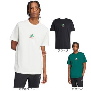adidas（アディダス） カジュアル シャツ 半袖 ロゴワッペン Tシャツ