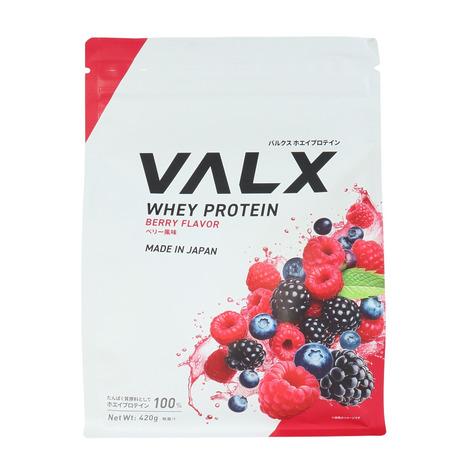 バルクス（VALX）（メンズ、レディース）バルクスホエイプロテイン ベリー風味 420g VALXホ...