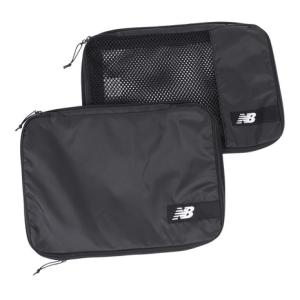 ニューバランス（new balance）（メンズ、レディース、キッズ）トラベルポーチ 2個セット LAB55624BKW メッシュ 旅行 ポーチ 小物入れ