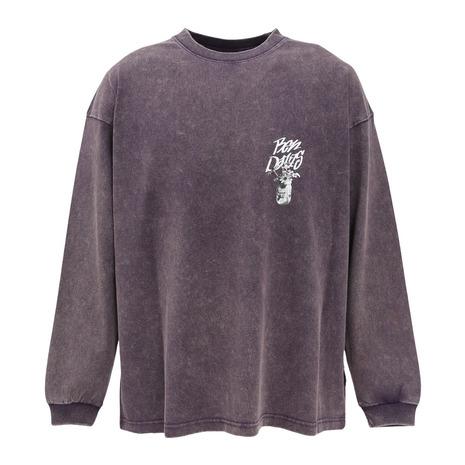 ベンデイビス（BEN DAVIS）（メンズ）VASEブリーチ加工 長袖Tシャツ 25380043-P...