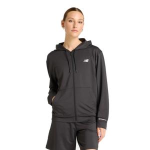 ニューバランス（new balance）（レディース）ライトフレンチテリーフルジップジャケット AWJ51504BLK