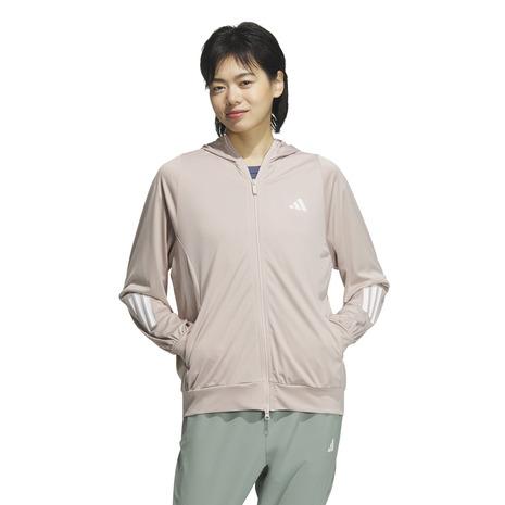 アディダス（adidas）（レディース）UVニット フルジップフーディー KQD90-JP0031