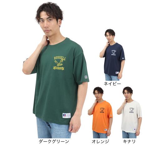 ラッセル（RUSSELL）（メンズ）イーグル ワイド 半袖 Tシャツ RBM25S0006