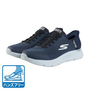 スケッチャーズ（SKECHERS）（メンズ）ウォーキングシューズ スリップインズ ゴーウォークフレックス ネイビー 216510-NVBK スニーカー ハンズフリー 通気性｜SuperSportsXEBIO Yahoo!店