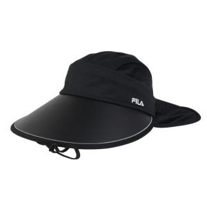 フィラ（FILA）（レディース）帽子 3ウェイジョッキー 黒 25201320701970 手洗い可 吸汗速乾 UVカット 紫外線対策 日差し対策 日焼け対策 ガーデニング