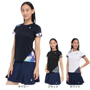 ルコックスポルティフ（lecoqsportif）（レディース）テニスウェア レディース 半袖ゲームシャツ LN5FHT23L