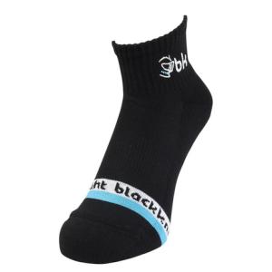 ブラックナイト（blackknight）（メンズ）バドミントン ショート丈ソックス SC-5981-BLA-2528｜SuperSportsXEBIO Yahoo!店