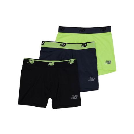 ニューバランス（new balance）（メンズ）メッシュボクサーパンツ 5インチ前閉じ 3枚組 S...
