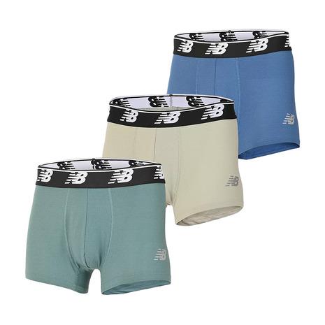ニューバランス（new balance）（メンズ）メッシュボクサーパンツ 3インチ前閉じ 3枚組 S...