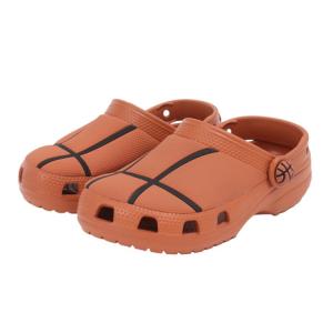 クロックス（crocs）（キッズ）ジュニア サンダル ClsBasketballClgK ブラウン 210156-805 スポーツサンダル