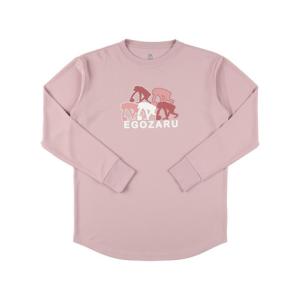 EGOZARU（エゴザル） ディファレントロゴロングスリーブTシャツ