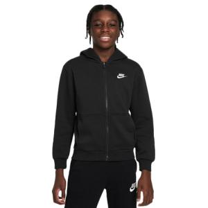 ナイキ（NIKE）（キッズ）ジュニア NSW クラブ フリース フルジップ 長袖フーディ LBR/ FD3004-010