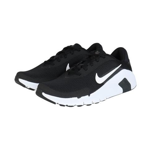 ナイキ（NIKE）（レディース）ジムシューズ トレーニングシューズ フレックス トレイン 4E ブラ...