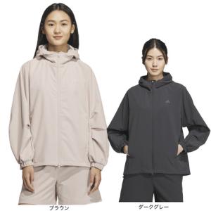 アディダス（adidas）（レディース）Luxflow ルーズフィット ストレッチウーブン ジャケット IE684
