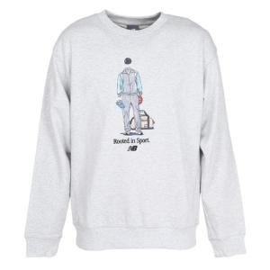 ニューバランス（new balance）（メンズ）QTM バスケットボールルーテッドイン スポーツ クルーネック スウェットシャツ MT53679AHH