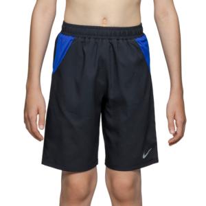 ナイキ（NIKE）（キッズ）スクール水着 ジュニア 男子 水泳 ボーイズボレーショーツ 黒×青 110-170サイズ 1991123-0010 男子水着 ルーズトランクス