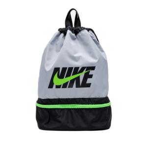 ナイキ（NIKE）（キッズ）水泳バッグ 2ルームプールバッグ グレー 14L 1994040-0018 ナップザック スイミングバッグ