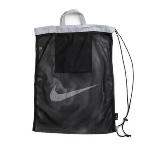 ナイキ（NIKE）（キッズ）水泳バッグ メッシュワンショルダープールバッグ 黒 16L 1994043-0009 スイミングバッグ メッシュ ナップザック